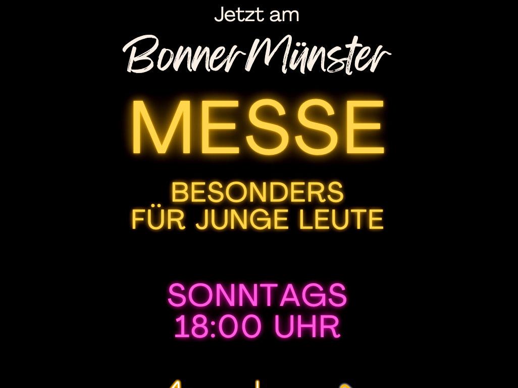 Messe besonders für junge Leute am Bonner Münster